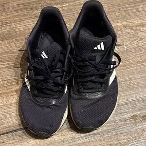 Adidas Black and White Running Shoes